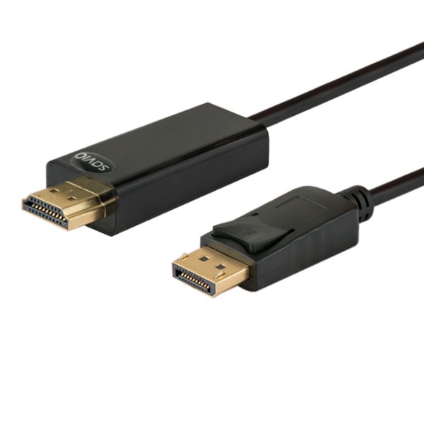 Kabel CL-56 (HDMI M-DisplayPort M 1,5m schwarz) - Bild 3