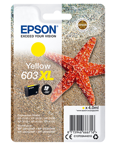Epson Gelb Singlepack Yellow 603XL Ink