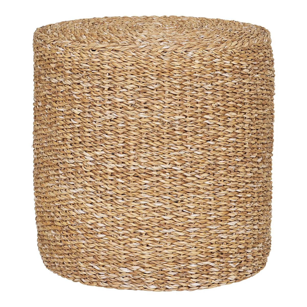 Altobuy – Pouf En Jonc De Mer Naturel Tressé Ø40cm – Ambiance Zen Et