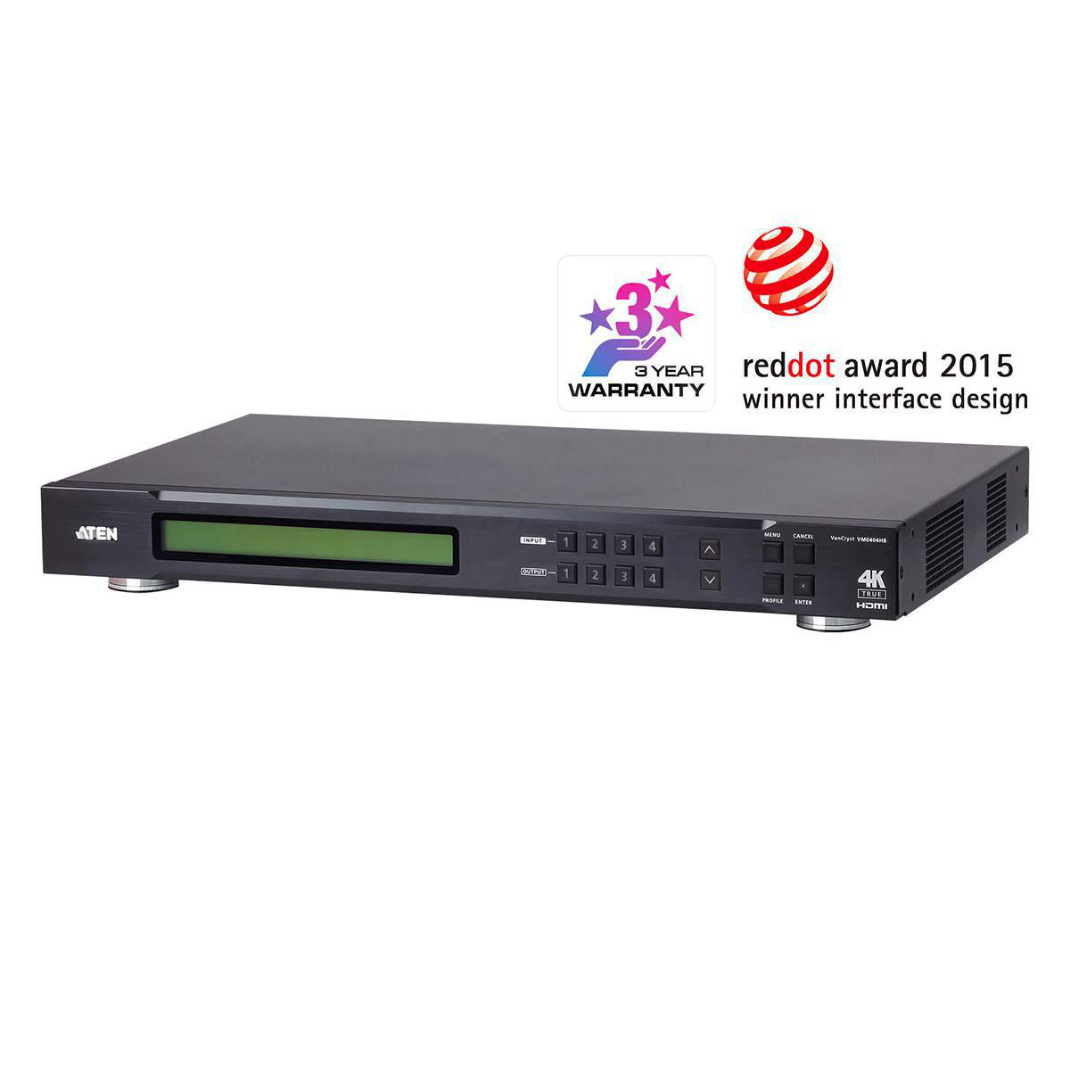 Aten VM0404HB-AT-G 126077 HDMI Martrix Switch 4X4 True 4K ~E~ - Bild 3