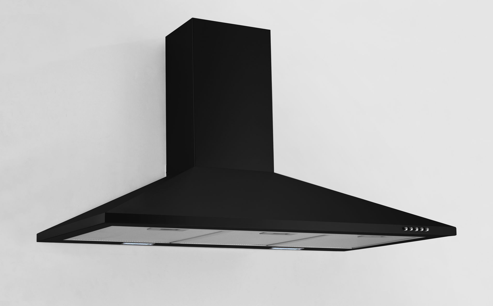 Dunstabzugshaube Wandhaube Kaminhaube 90 Cm Schwarz Matt Respekta