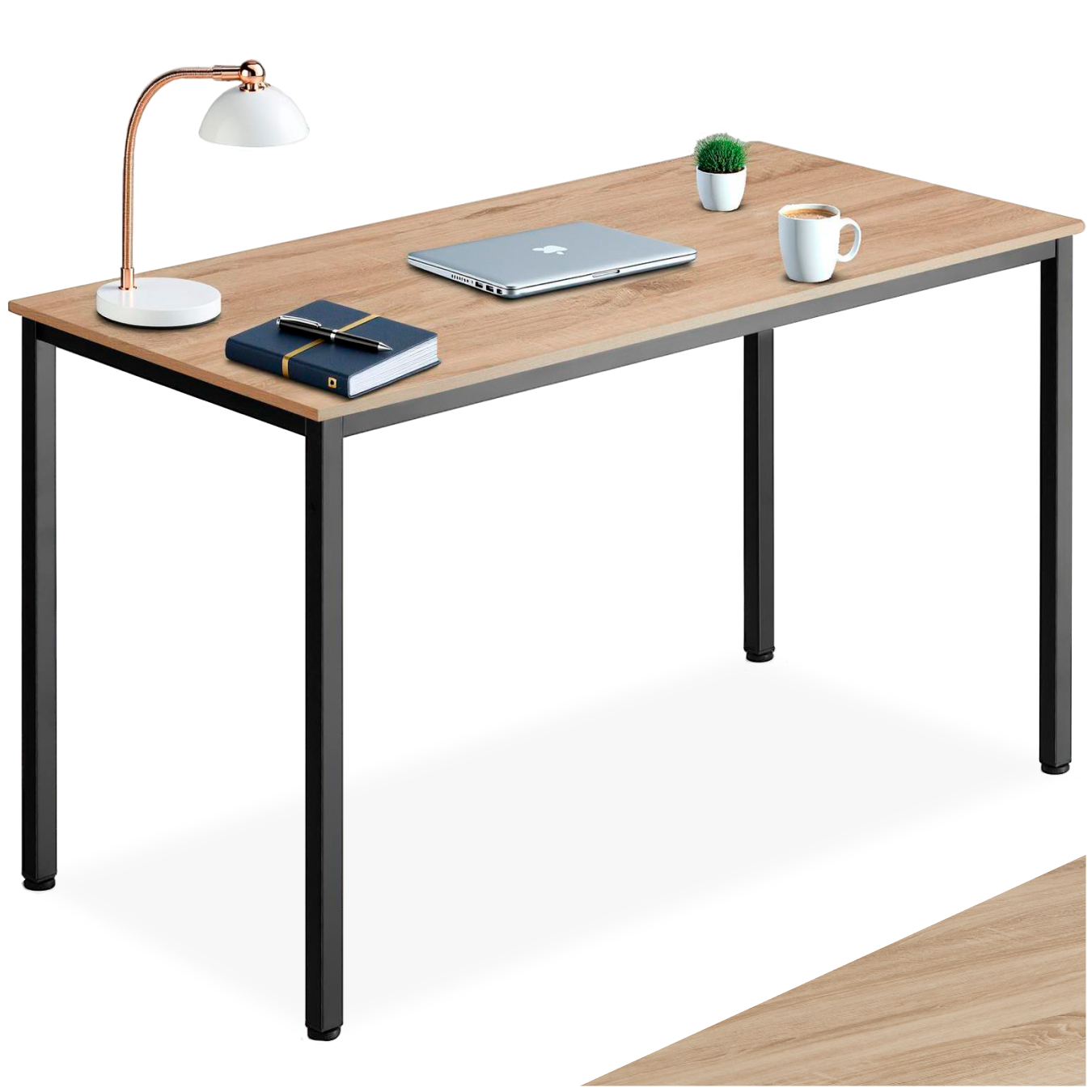 Tectake - Bureau Style Industriel Pieds En Plastique Réglables En