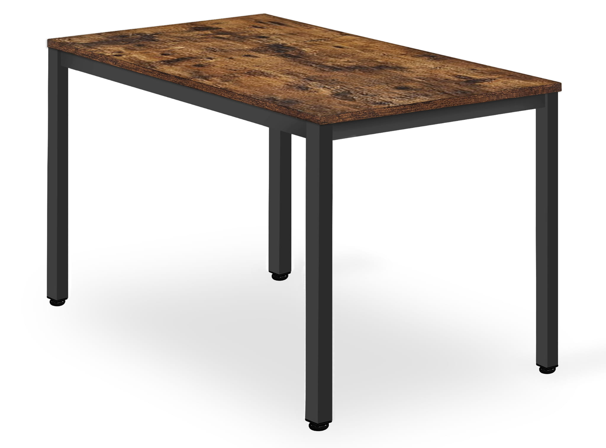 Akord Tessa-tisch, 120 Cm X 60 Cm – Rustikal / Schwarze Beine