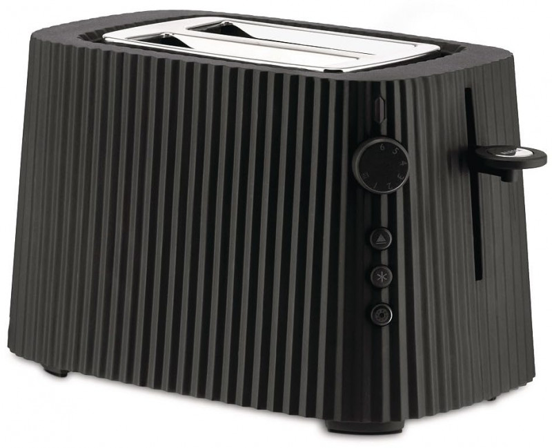 Schwarz Plissé, Toaster, Alessi - Colore: Nero - Bild 8
