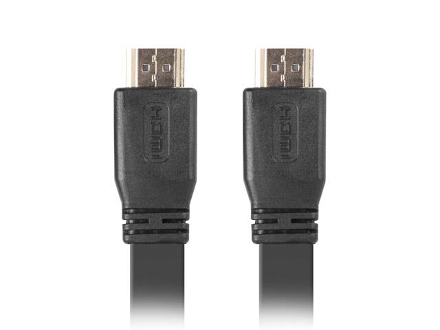 Lanberg Schwarz M/M V2.0 Hdmi-Kabel 1M Flach