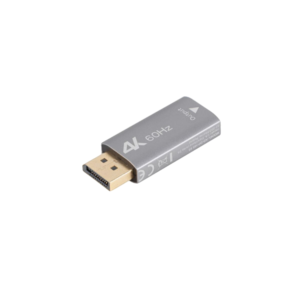 Lanberg Displayport (M) - Hdmi (F) 4K Adapter Silber