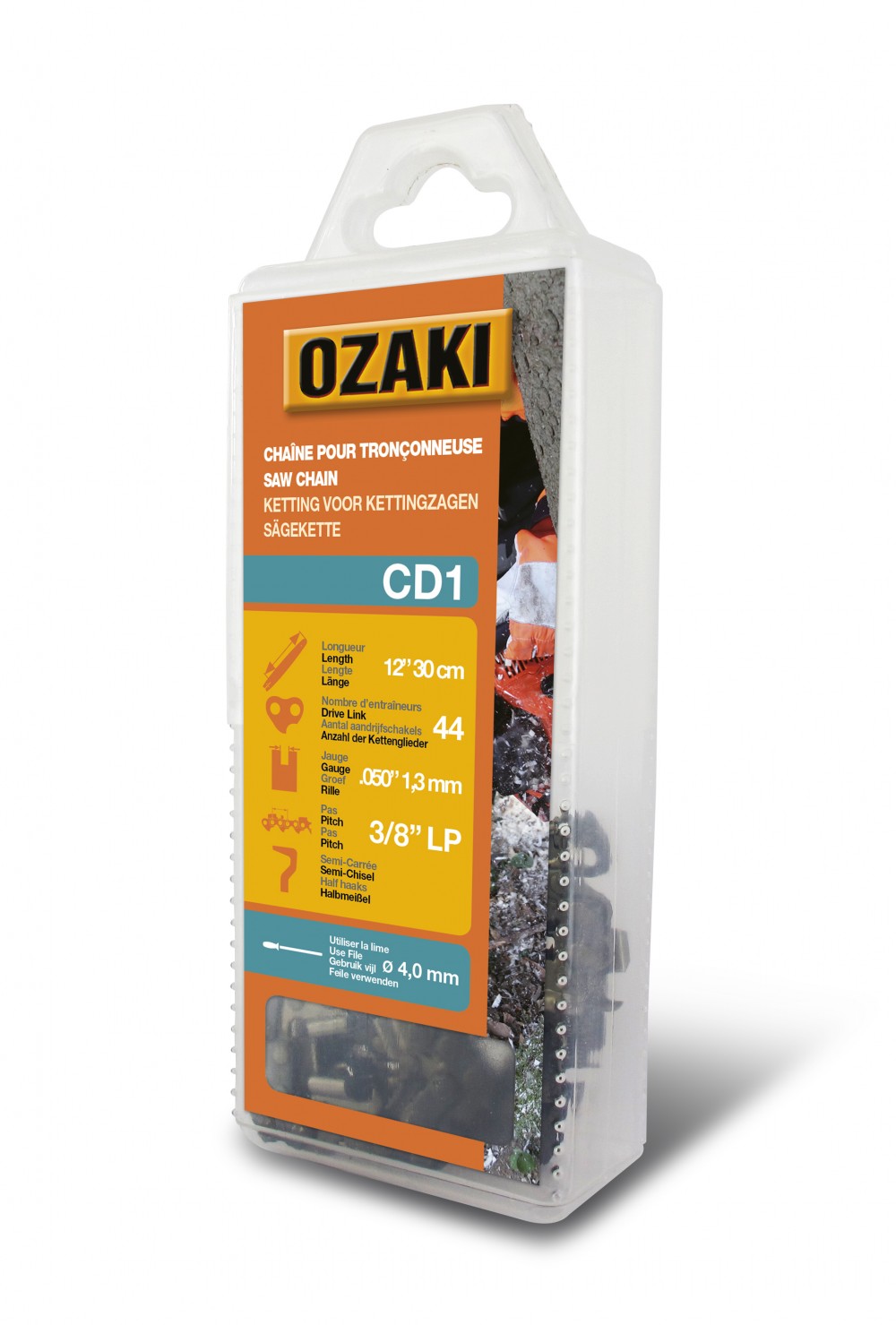 Centrale Brico Catena Per Motosega Semiquadrata Ozaki 3 8'lp .050 1...