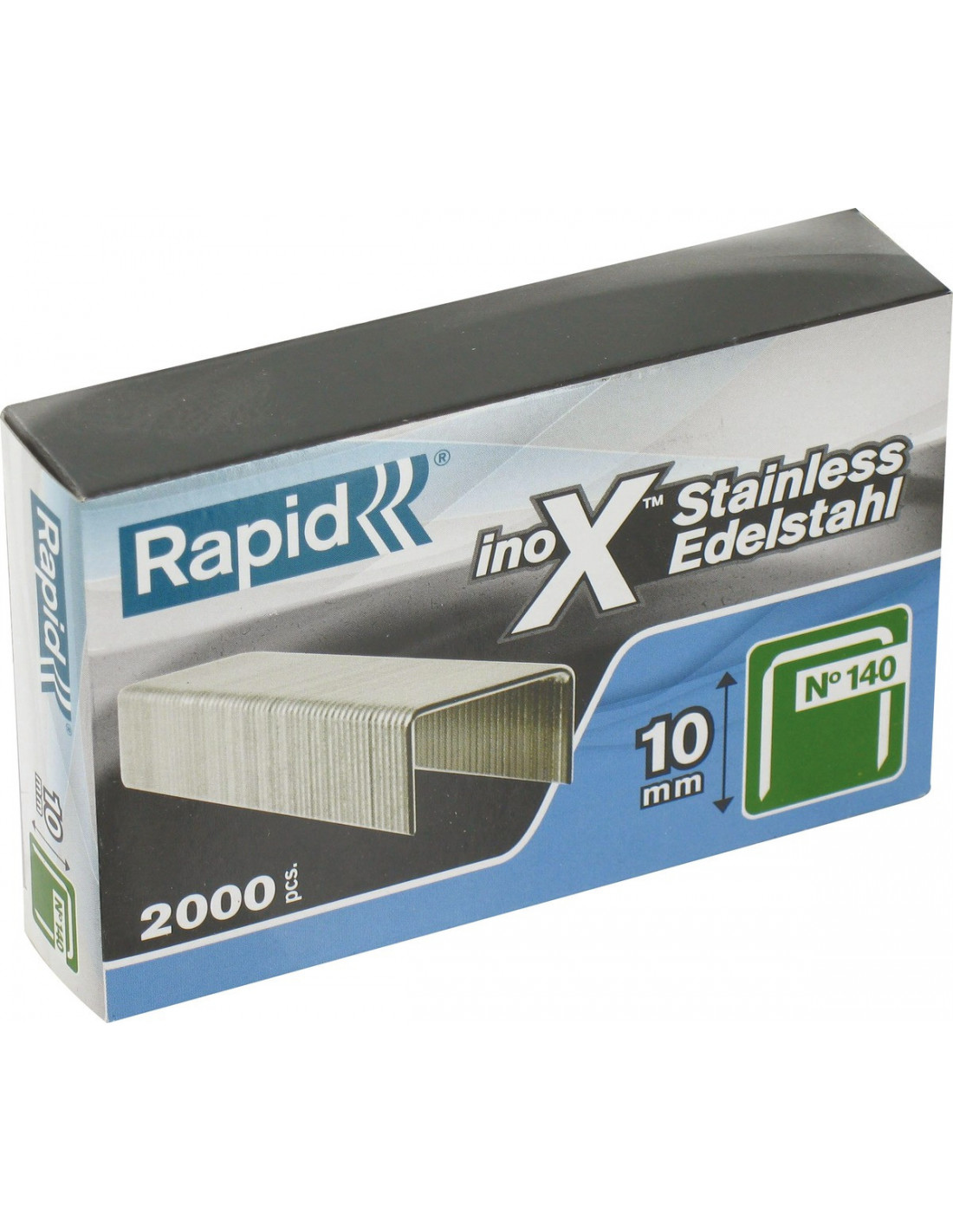 Rapid Heftklammern Typ 140 Edelstahl 10 Mm 2000 Stück 7313469140112