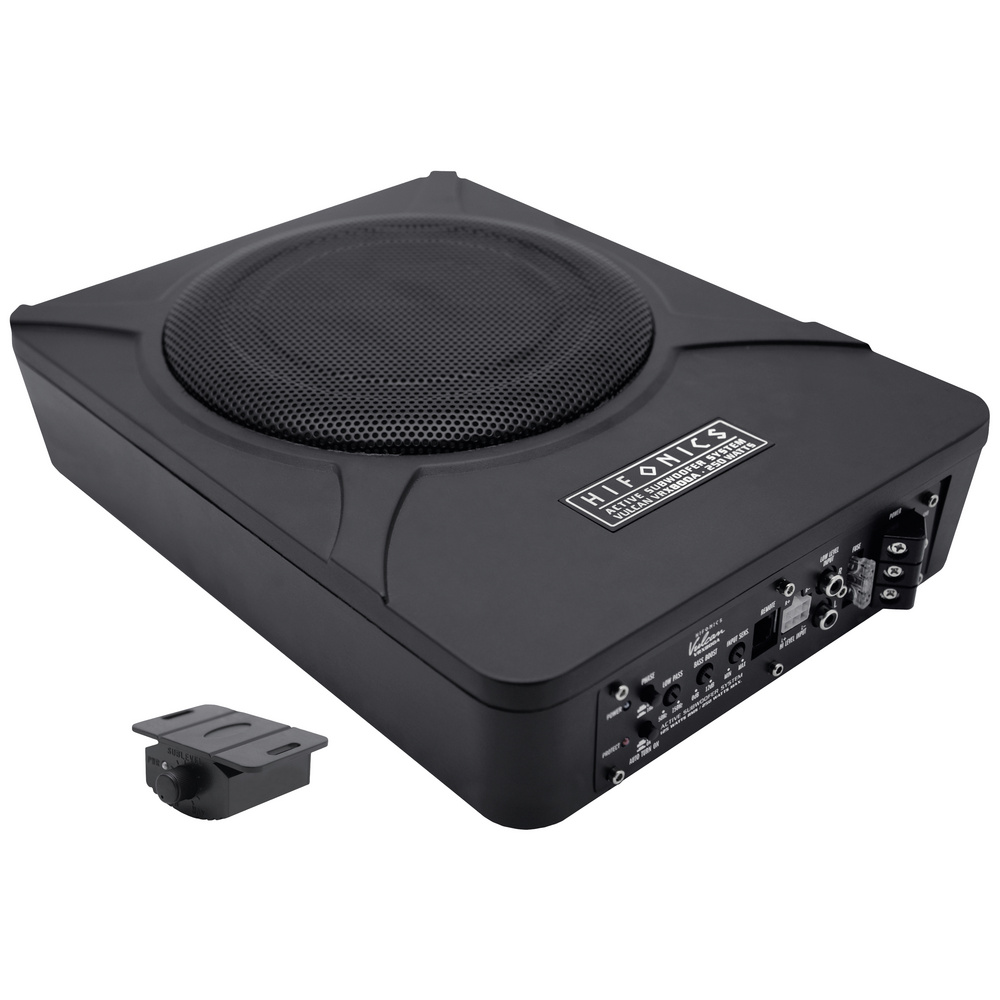 Hifonics VRX800A Aktiv Active Untersitz Subwoofer Bass flach mit Endstufe Verst - Image 4
