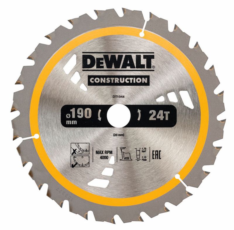 Dewalt Piła Tarcz.190x30mmx24z
