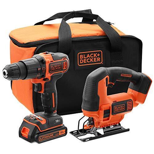 Black & Decker Black&Decker - Black And Decker 18V Bohrer- Und Bügelsägen-Kit