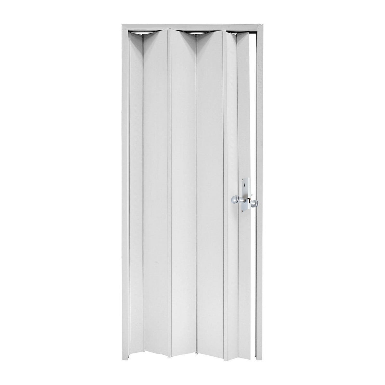Forte Innen-falttür "luciana" 88, 5 X H 214 Cm Aus Pvc "made In Italy" -farbe Weiß