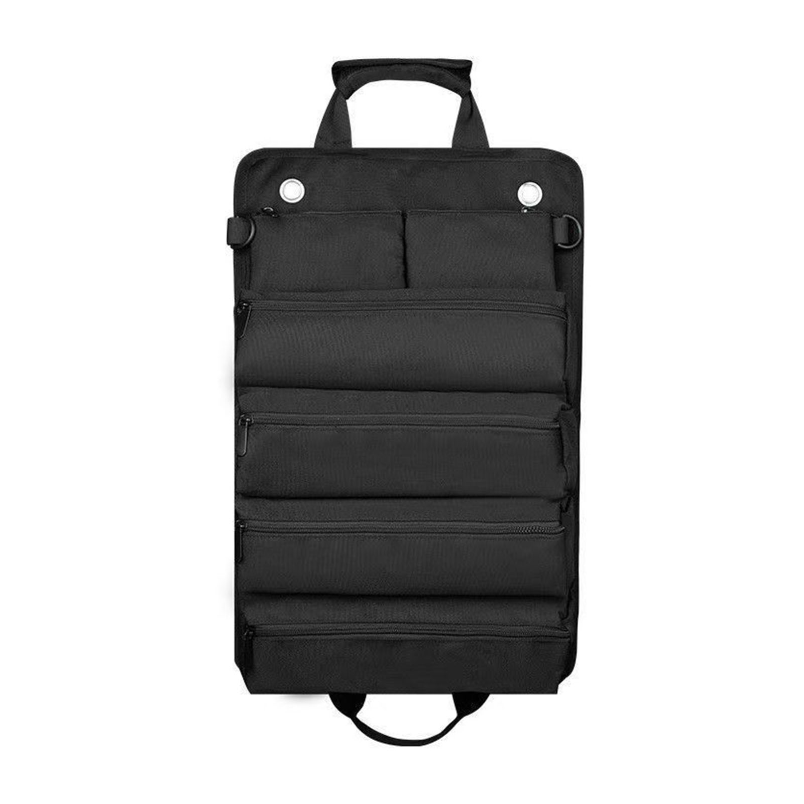 Sac à outils enroulable en tissu Oxford imperméable, poignée ergonomique, kaki