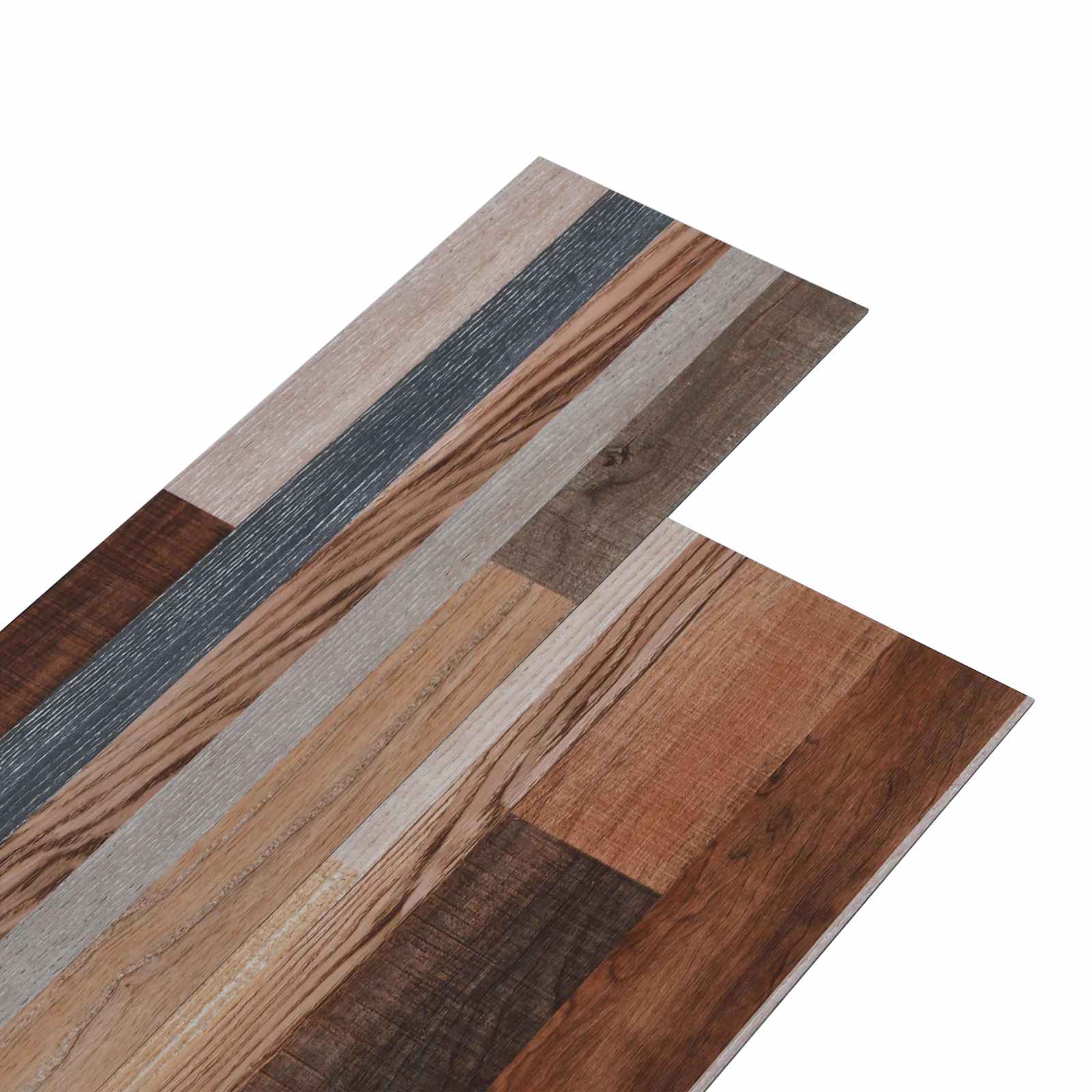 Self-adhesive Flooring Plank 32 Pcs Multicolour 4.46 M² Pvc Vidaxl
