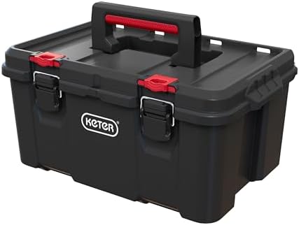 Keter Schwarz 251492 Werkzeugkasten Matt Robust