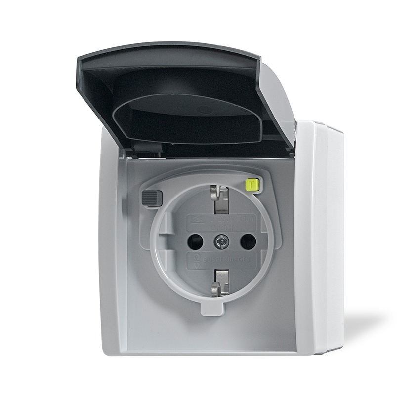 3120 EWB-53  - FI-SCHUKOMAT Einsatz grau AP IP44 3120 EWB-53 - Image 6