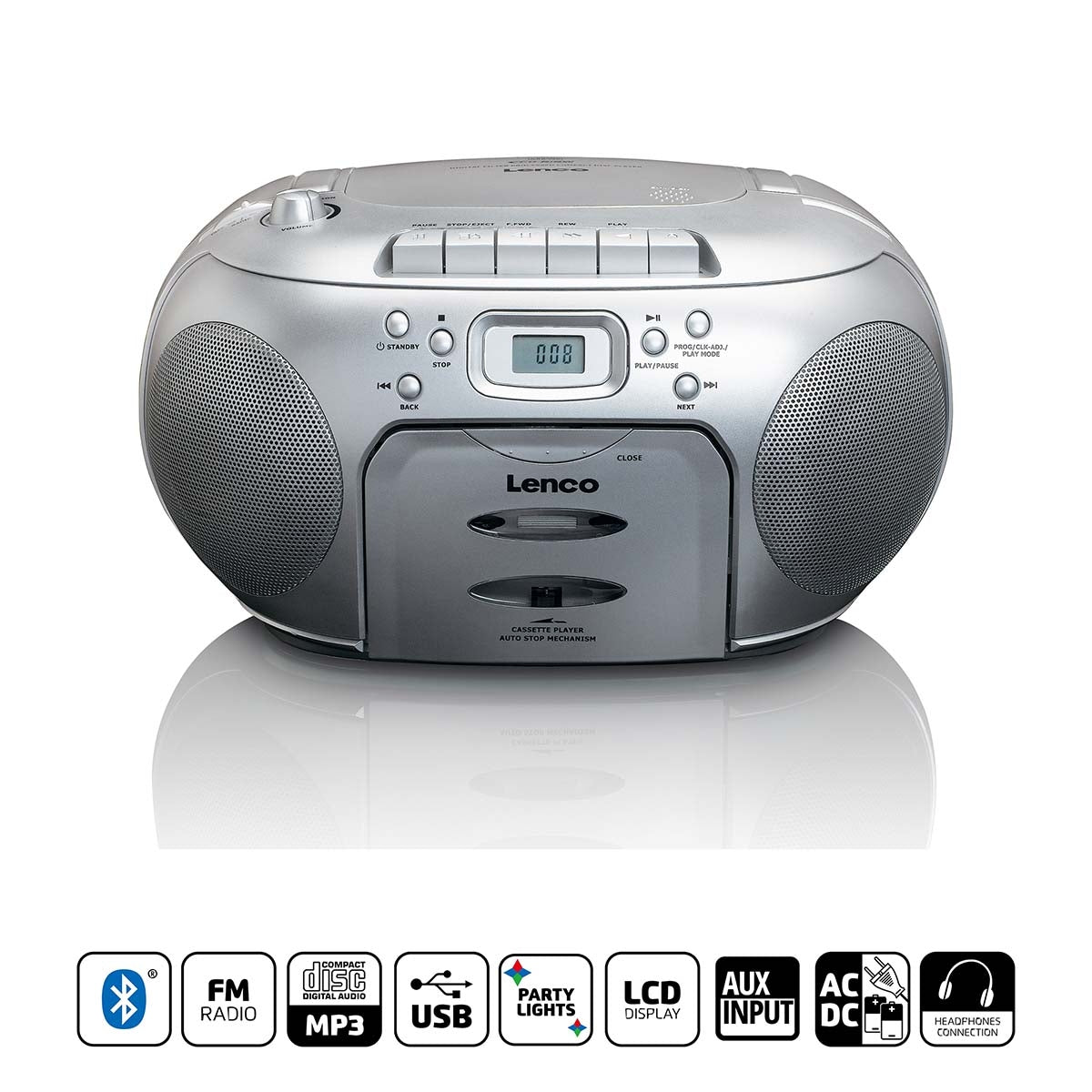 Lenco SCD-420 (FM), Radio, Silber - Bild 8