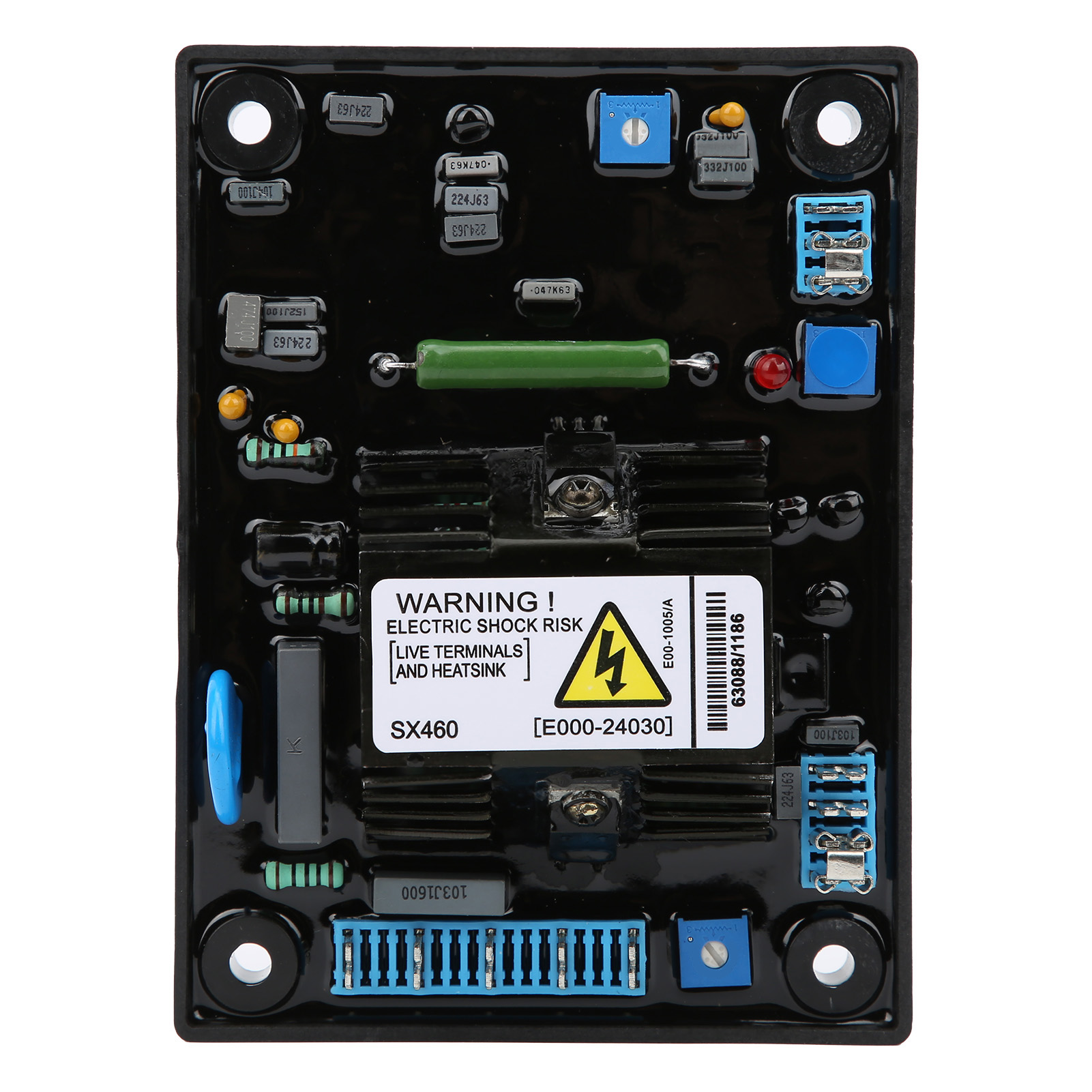 Régulateur automatique de tension SX460 pour groupe électrogène, 50-60 Hz, 4 A continu, entrée 95-132 / 190-264 V CA