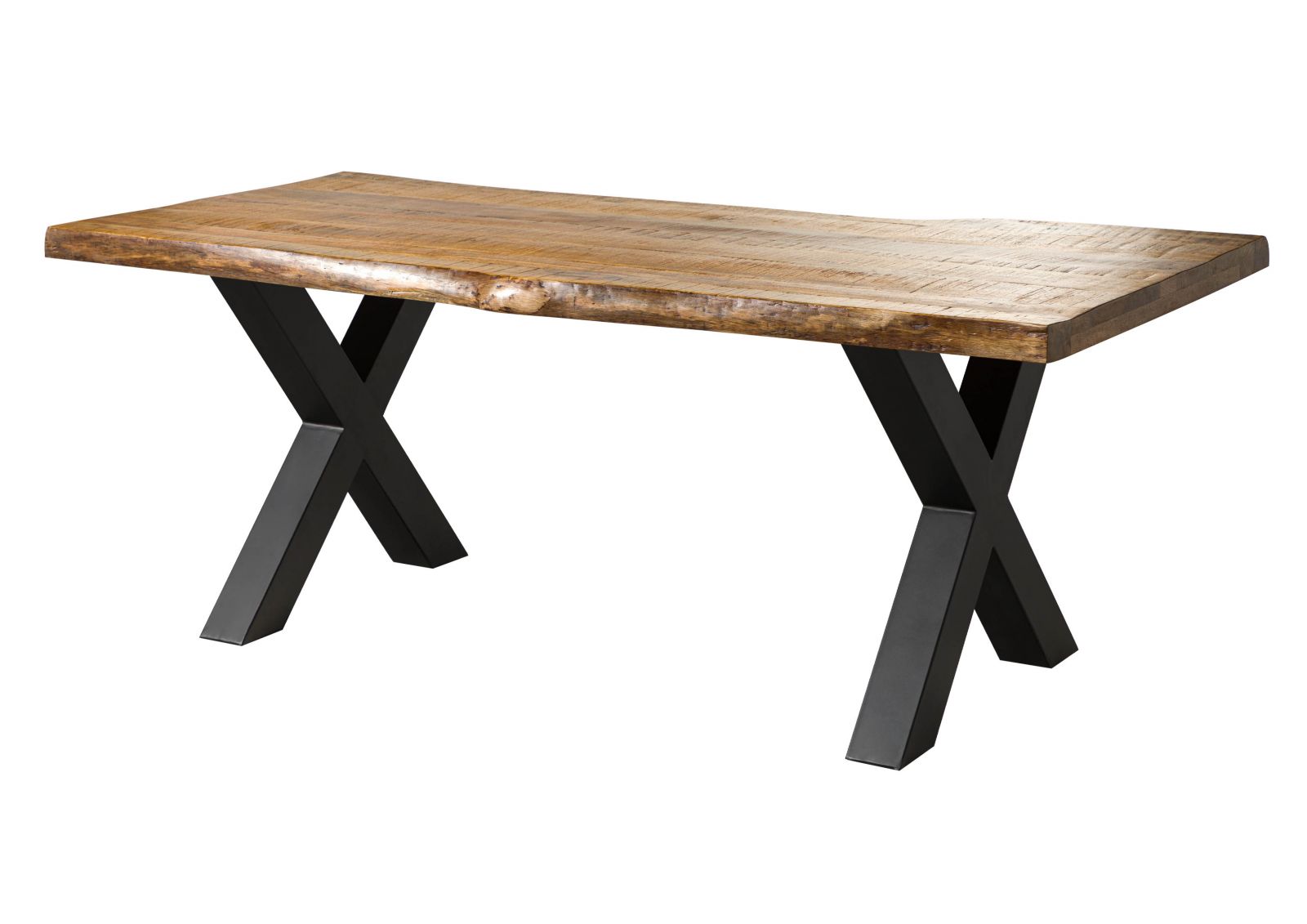 Massivmoebel24 – Table De Salle À Manger En Bois De Manguier Laqué