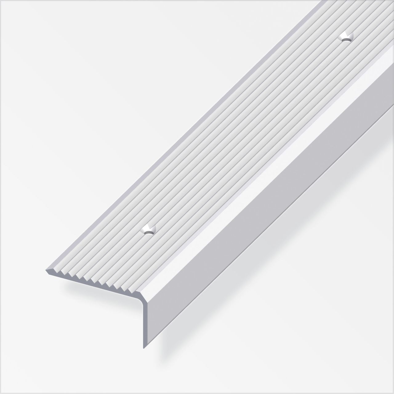 alfer Treppenprofil 1 m, 41 x 23 mm Aluminium eloxiert silber - Image 2