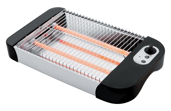 Lacor Schwarz Tostador Plano Potencia 600W Con Bandeja Recogemigas 36X21x6,5 Cm - Bild 6