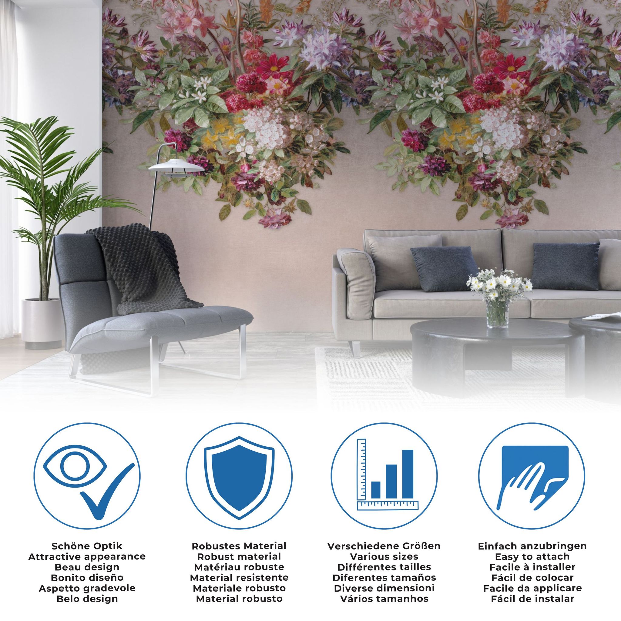 A.s.creations - A.s. Creation Fototapete Livingwalls The Wall Ii 393141 Ein Motiv Pro Rolle 2.80 X 1.59 M Dschungel Grün