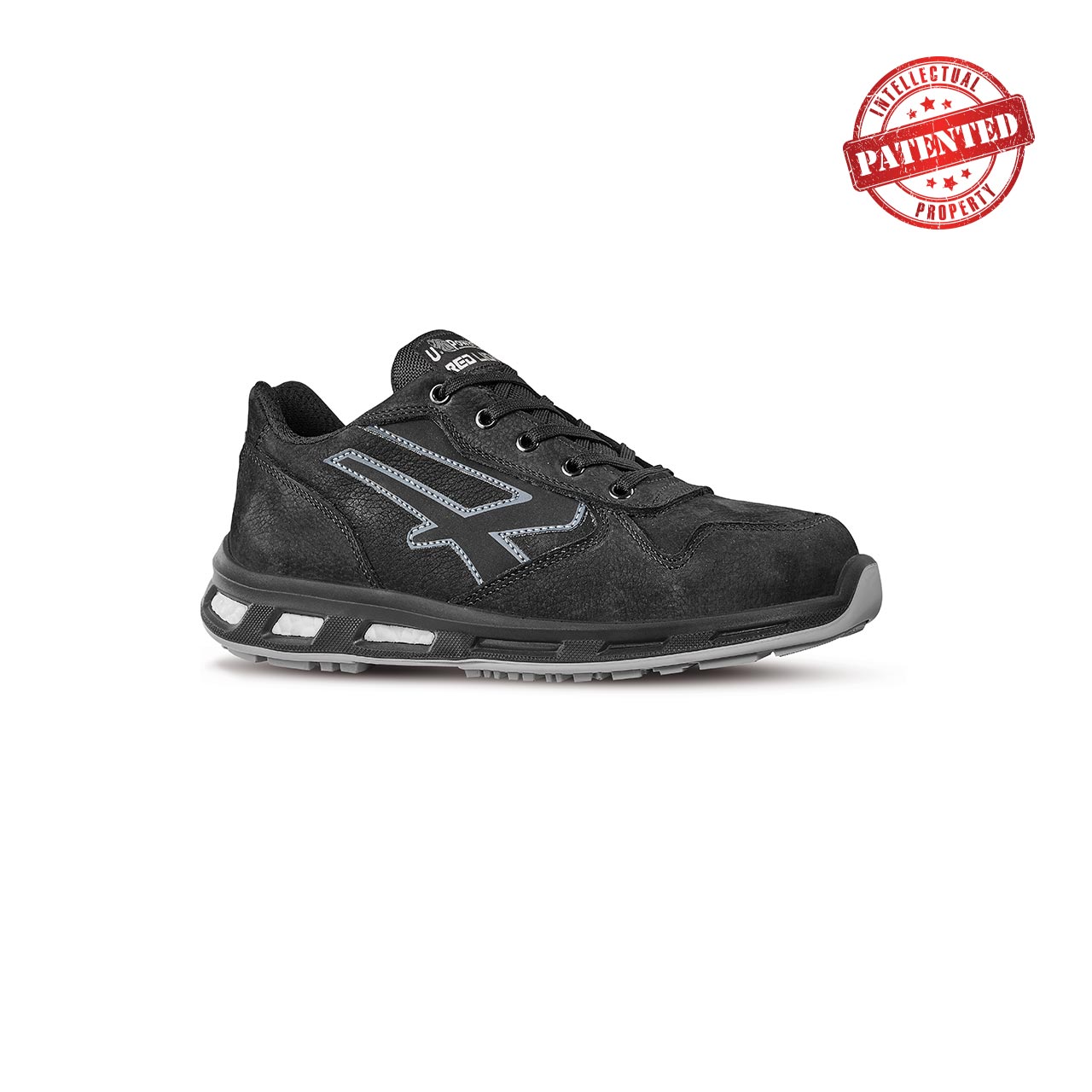 U-Power Herren Schwarz Sicherheitsschuhe, Sicherheitsschuhe Carbon S3 Src (S3, 47) - Bild 4