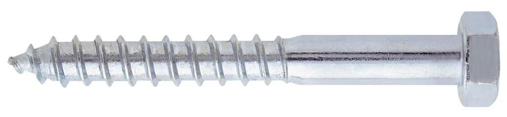 Tirafondo Testa Esagonale Zincato Diametro 8 Mm Lunghezza 70 Mm