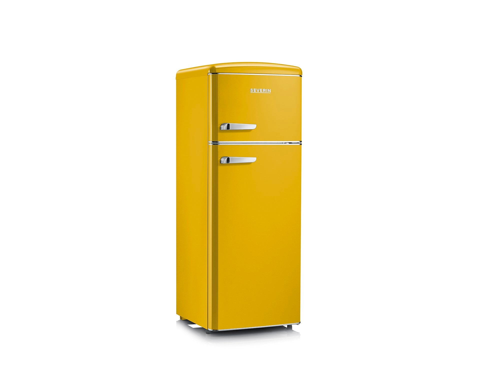 Severin Frigorifero Doppia Porta Retro' Vintage Giallo Rkg 8963