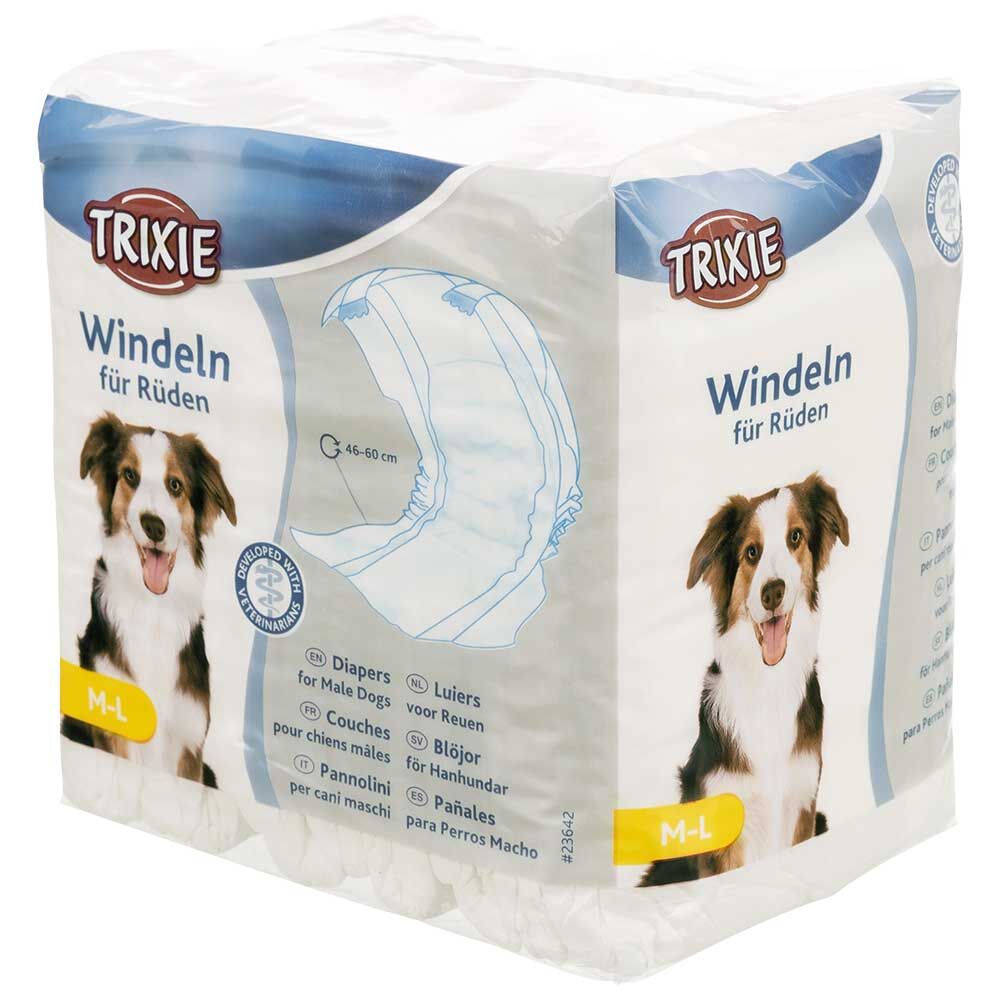 Trixie Weiß Windel Für Männliche Hunde - Image 8