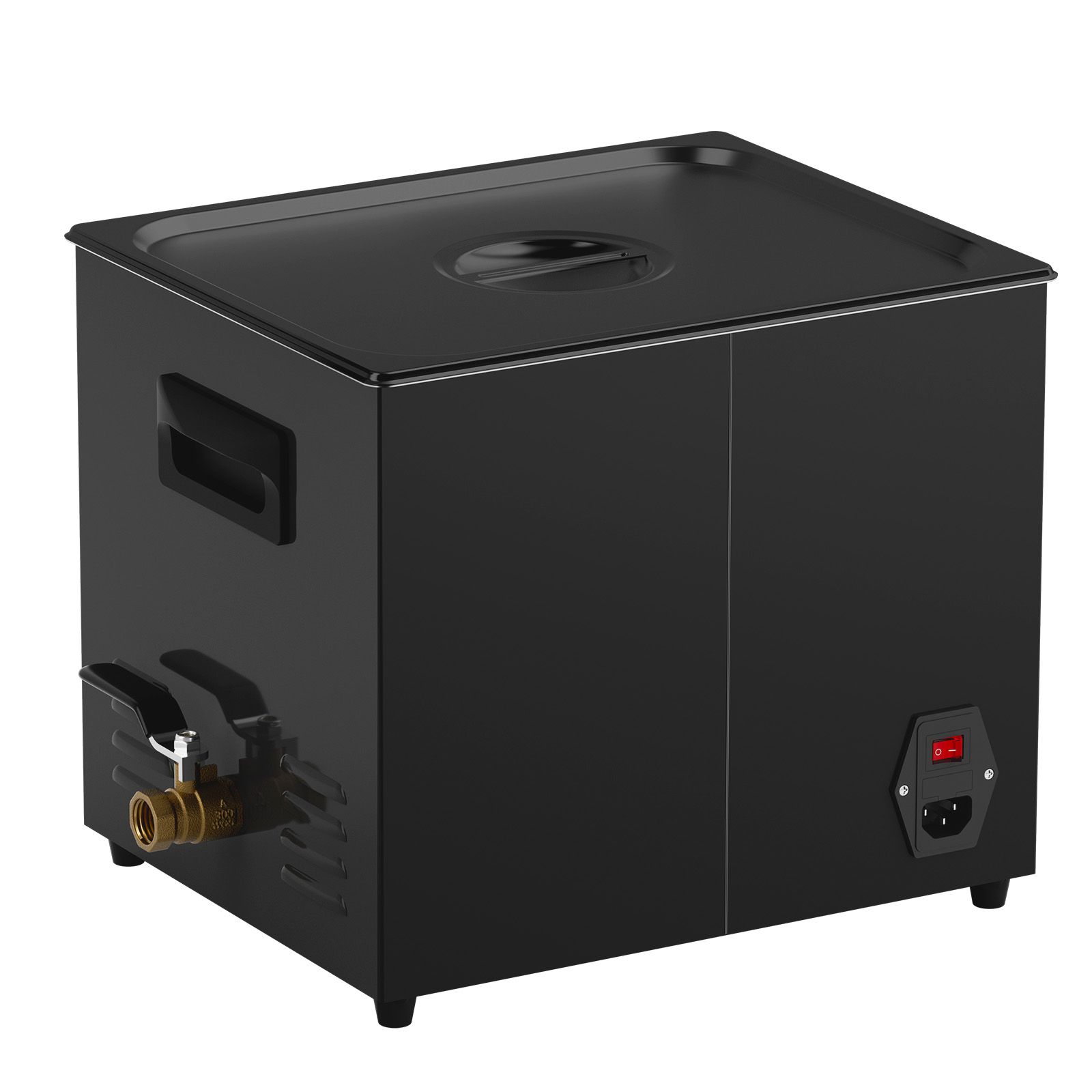 Nettoyeur à ultrasons 10 L avec chauffage 0-80 °C et minuteur, cuve inox 304, panier et poignée, mode dégazage