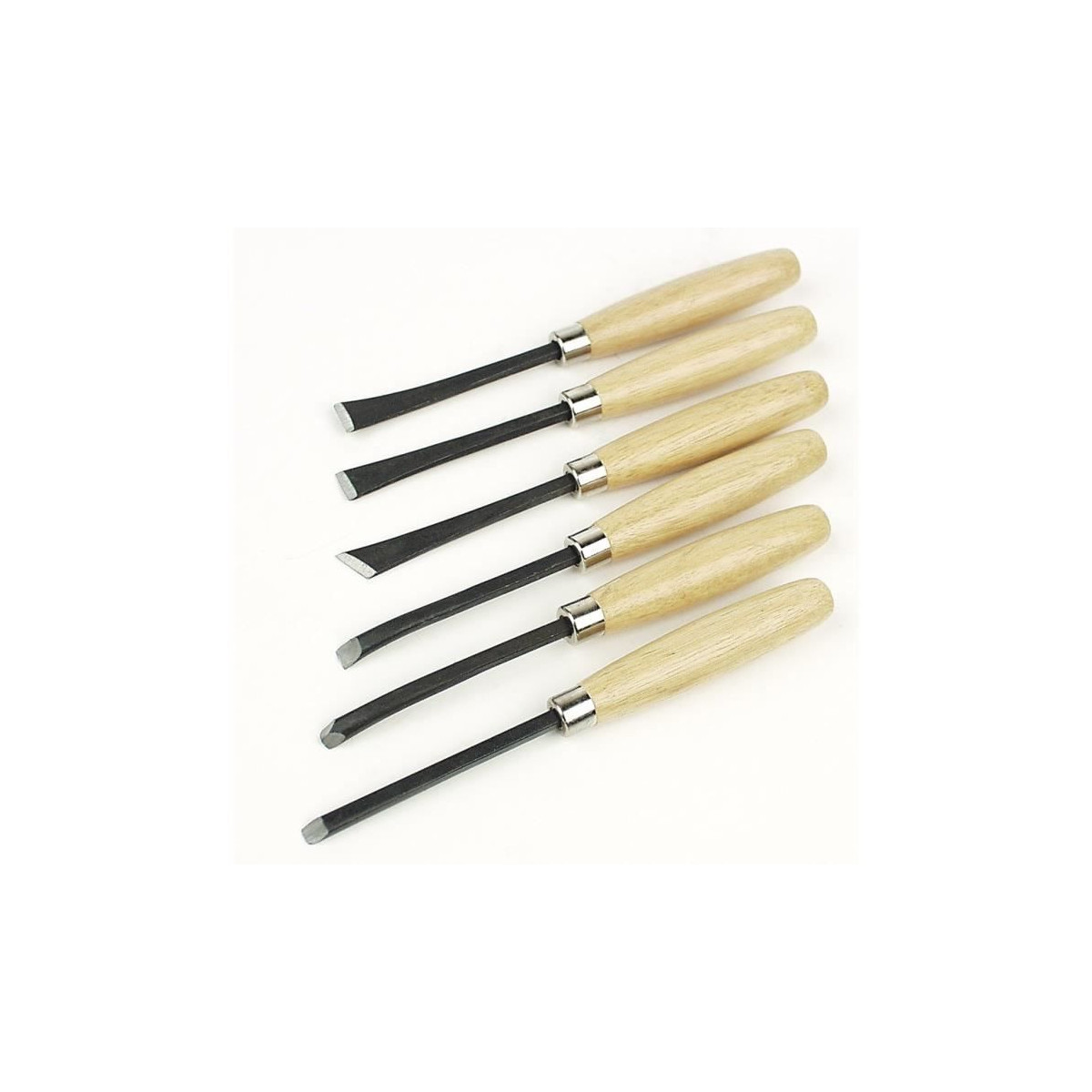 Mannesmann Jeu De 6 Outils De Sculpteur A Bois