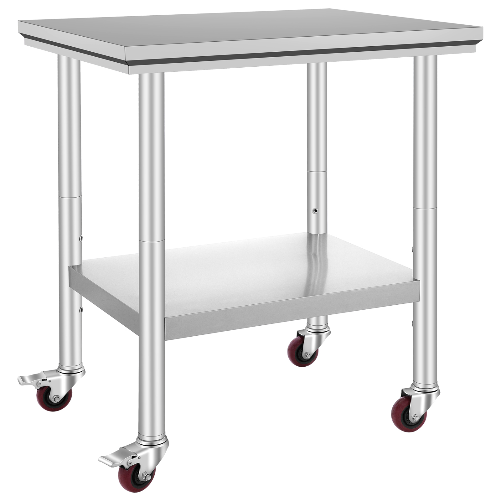 Mophorn - Table De Travail En Acier Inoxydable 30 X 24 X 33 Pouces