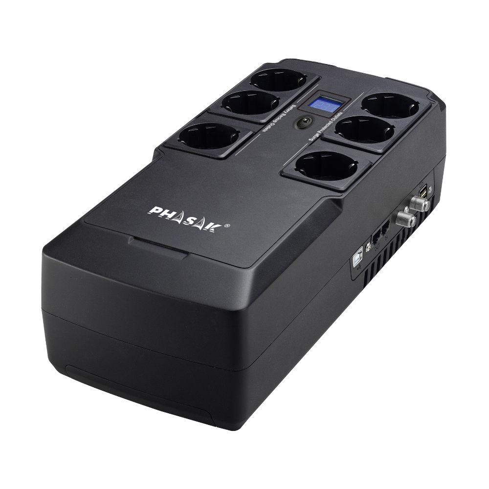 Phasak Kryptos (480 VA, 480 W, Line-Interaktiv USV), USV - Bild 3