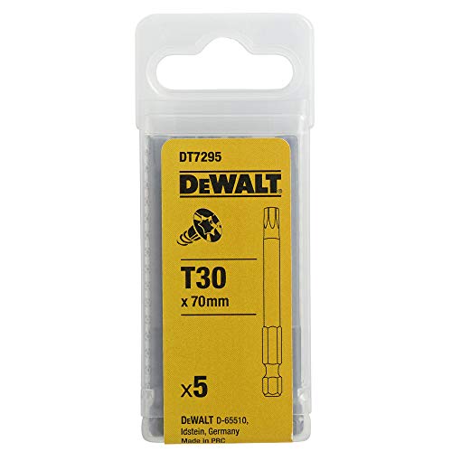 Dewalt Torsion Bit T30 70 Mm 5 Stk.
