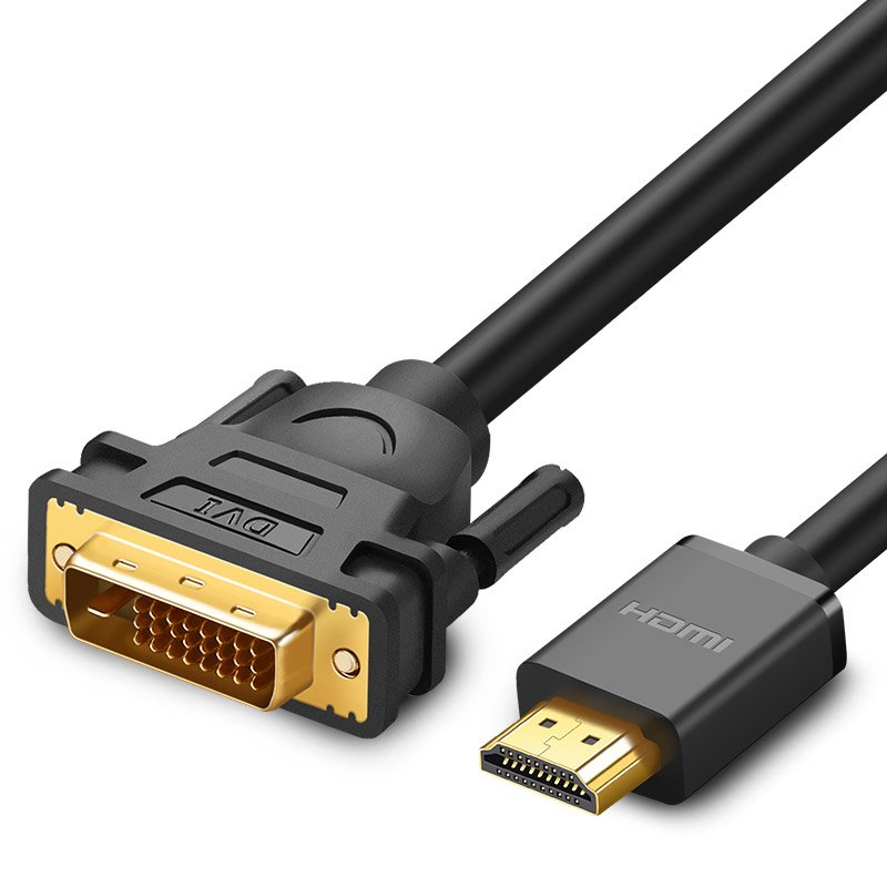 Ugreen Schwarz Hdmi-Dvi 4K 60Hz 30Awg 1M Es Adapterkabel