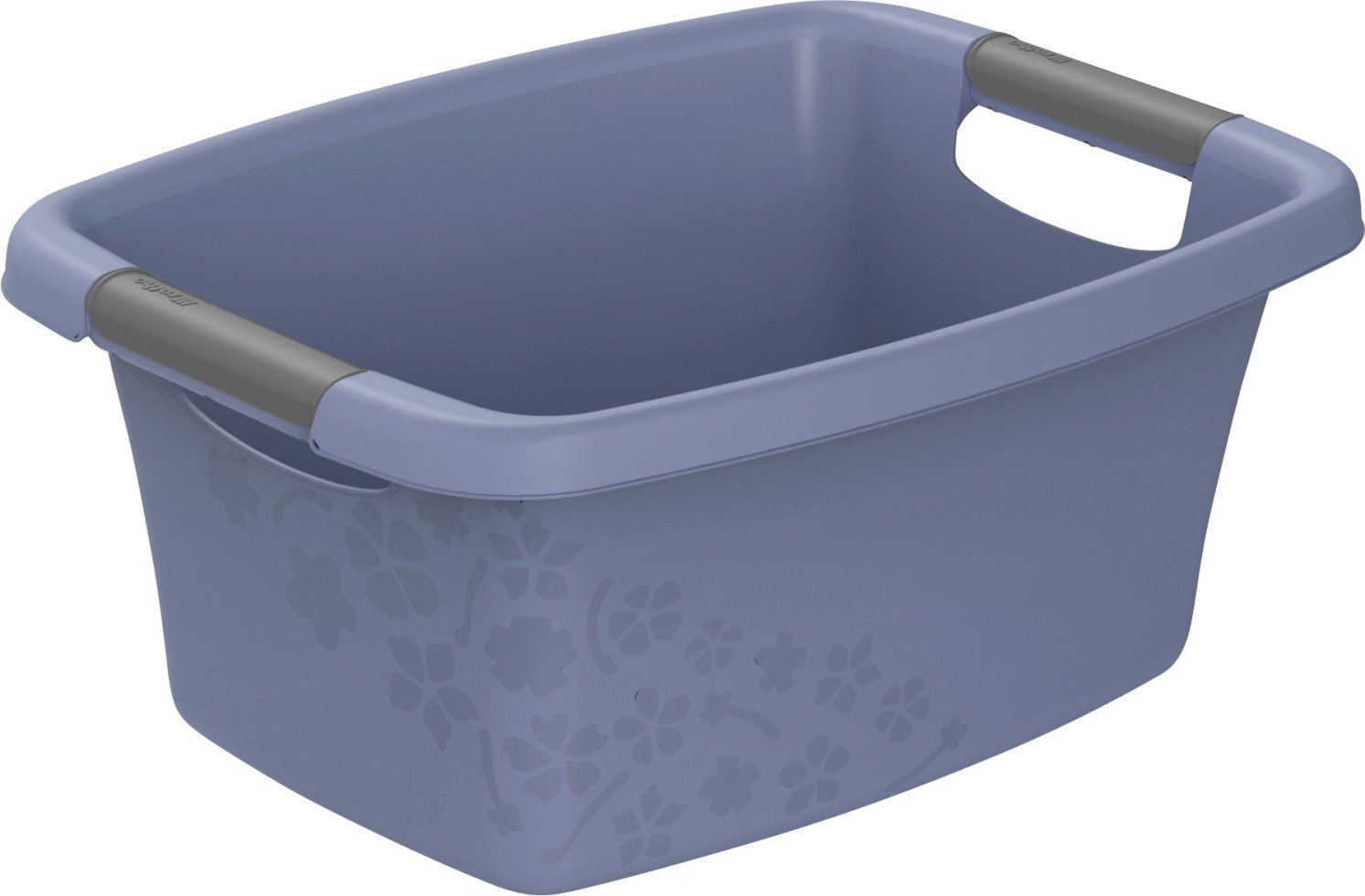 Rotho Wäschewanne Flowers 12 L horizon blue - Image 3