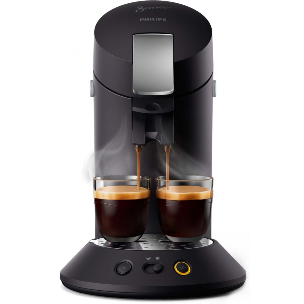 Philips Schwarz/Silber Senseo Original Plus Premium Kapselmaschine 0,7 L Doppel-Tassen - Bild 6