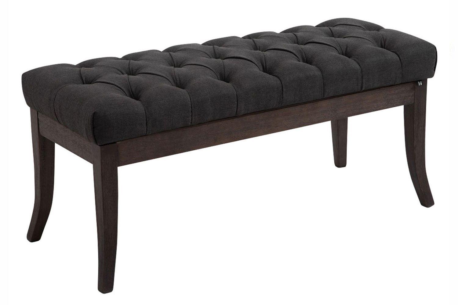 Clp Sitzbank Ramses Stoff Antik-dunkel Dunkelgrau 100 Cm