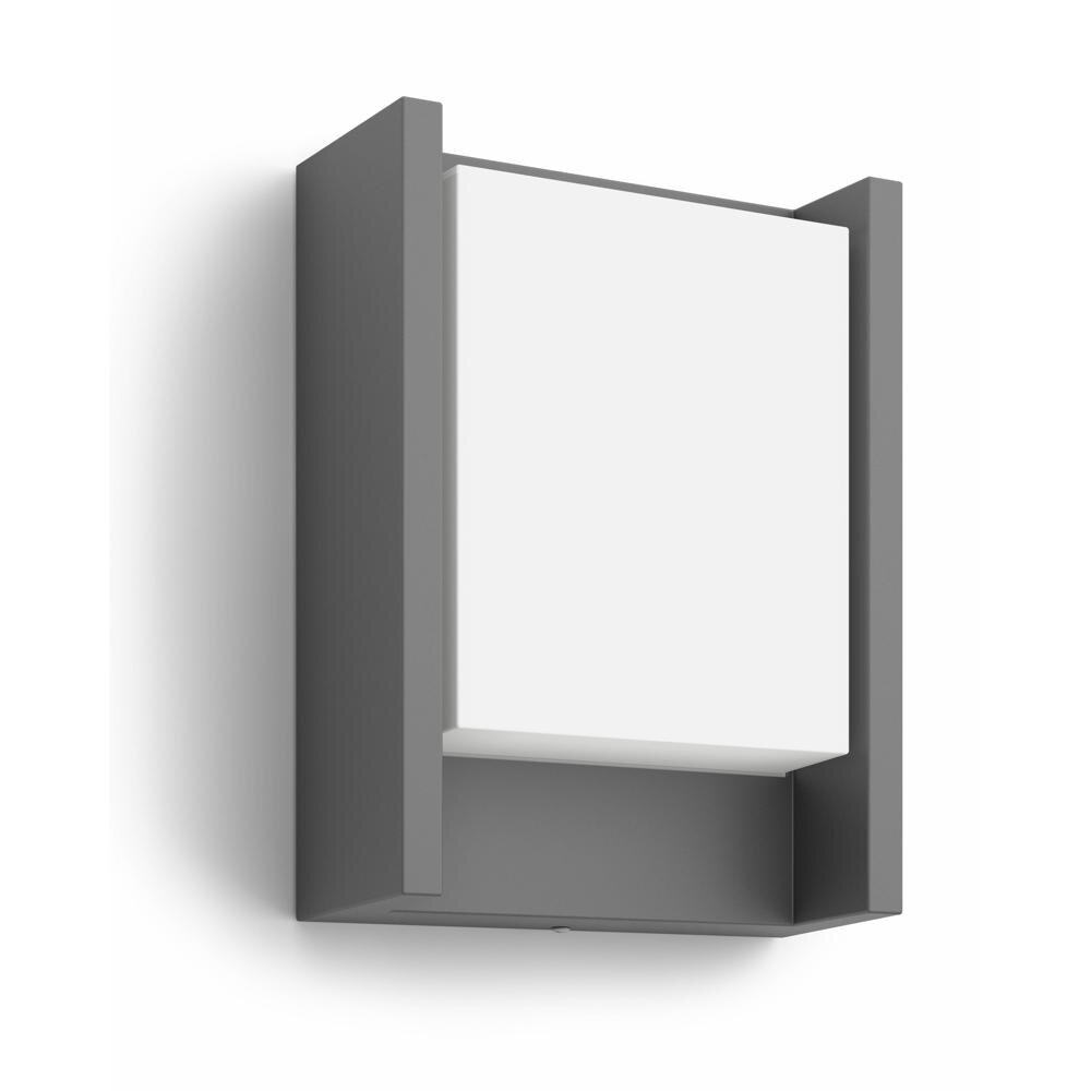 PHILIPS Arbour LED Outdoor ultra effiziente Wandleuchte, 1-flammig, wetterfeste Außenleuchte mit neutralweißem Licht, energiesparende LED Beleuchtung, anthrazit, Einzelpack - Bild 3
