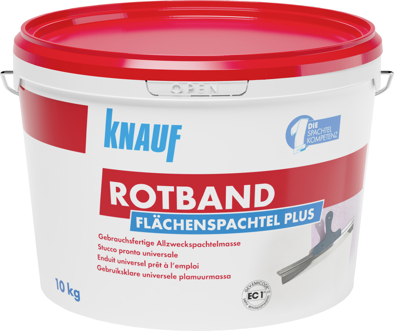 Rotband Flächenspachtel Plus 10 Kg Spachtelmasse - Knauf