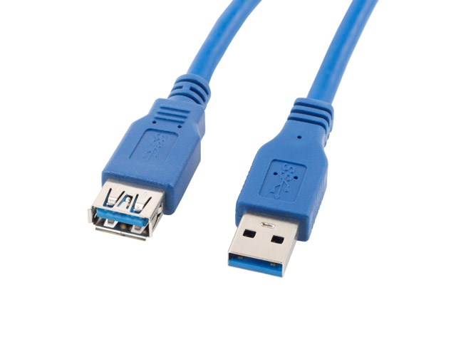 Lanberg Blau Usb 3.0 Superspeed Verlängerungskabel 1,8 M Ca-Us3e-10Cc-0018-B