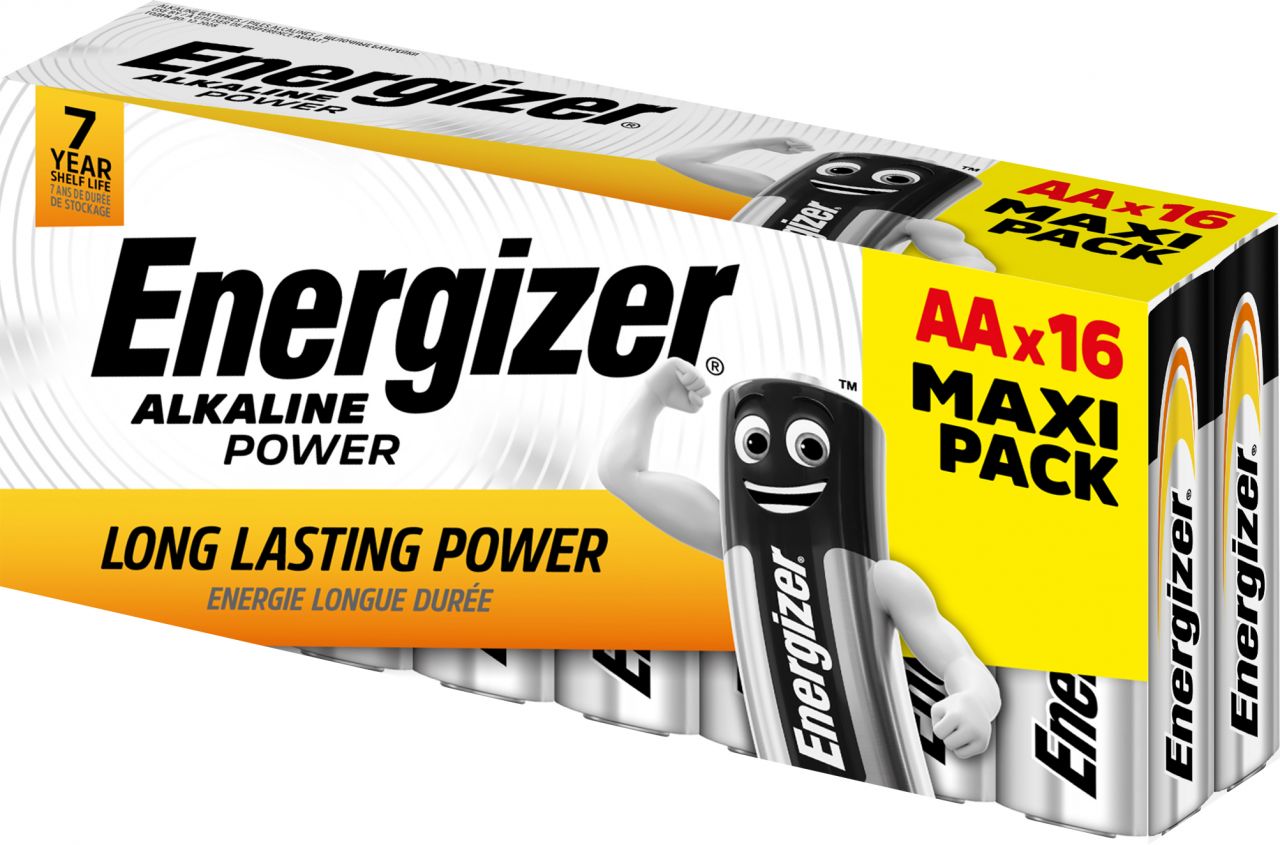 Energizer - Power Lr06 Mignon (Aa)-Batterie Alkali-Mangan 1.5 V 16 St.