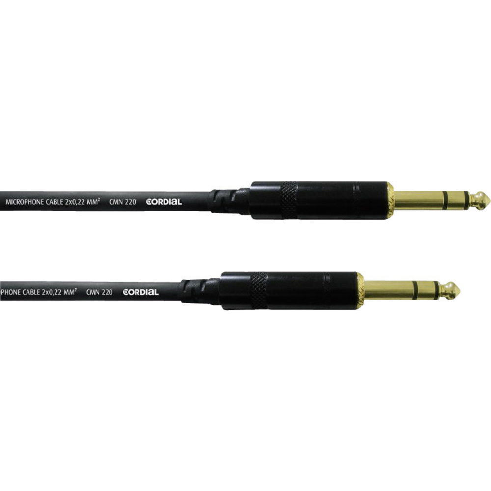 Cordial CFM 1,5 VV Audiokabel 1,5m, 6,3mm Stereo Klinke - 6,3mm Stereo Klinke - Bild 4