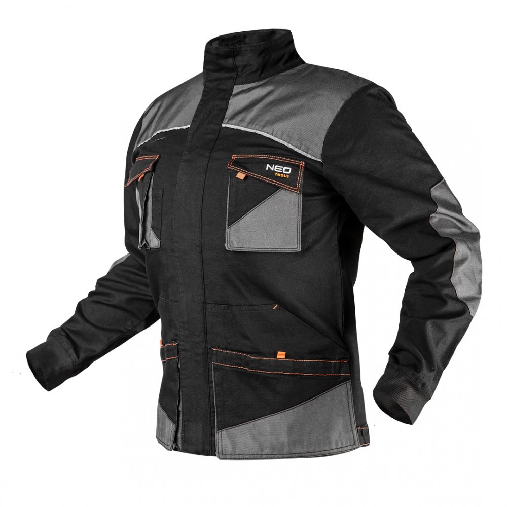 Neo Herren Schwarz Arbeitsjacke, Hd Slim Arbeitssweatshirt Grösse M (M) - Bild 4