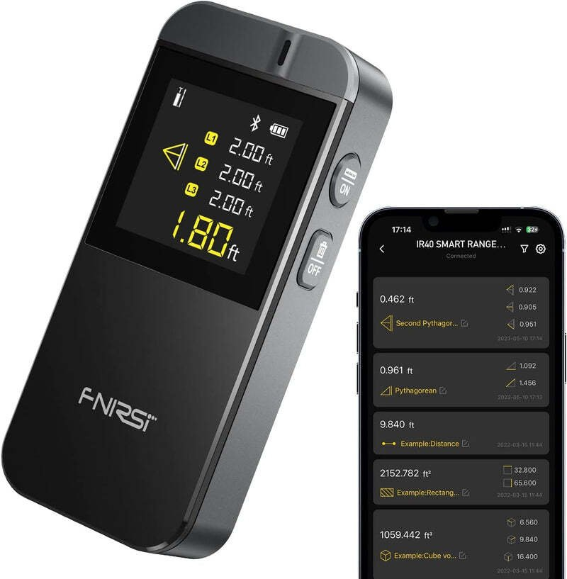 Fnirsi Elektronisches Messgerät Ir40 Reichweite 40 M Genauigkeit 2 Mm 5907085527420