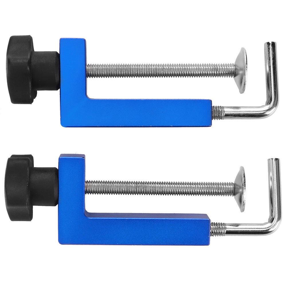Serre-joint pour clôture en alliage d'aluminium, mâchoire 100 mm, lot de 2