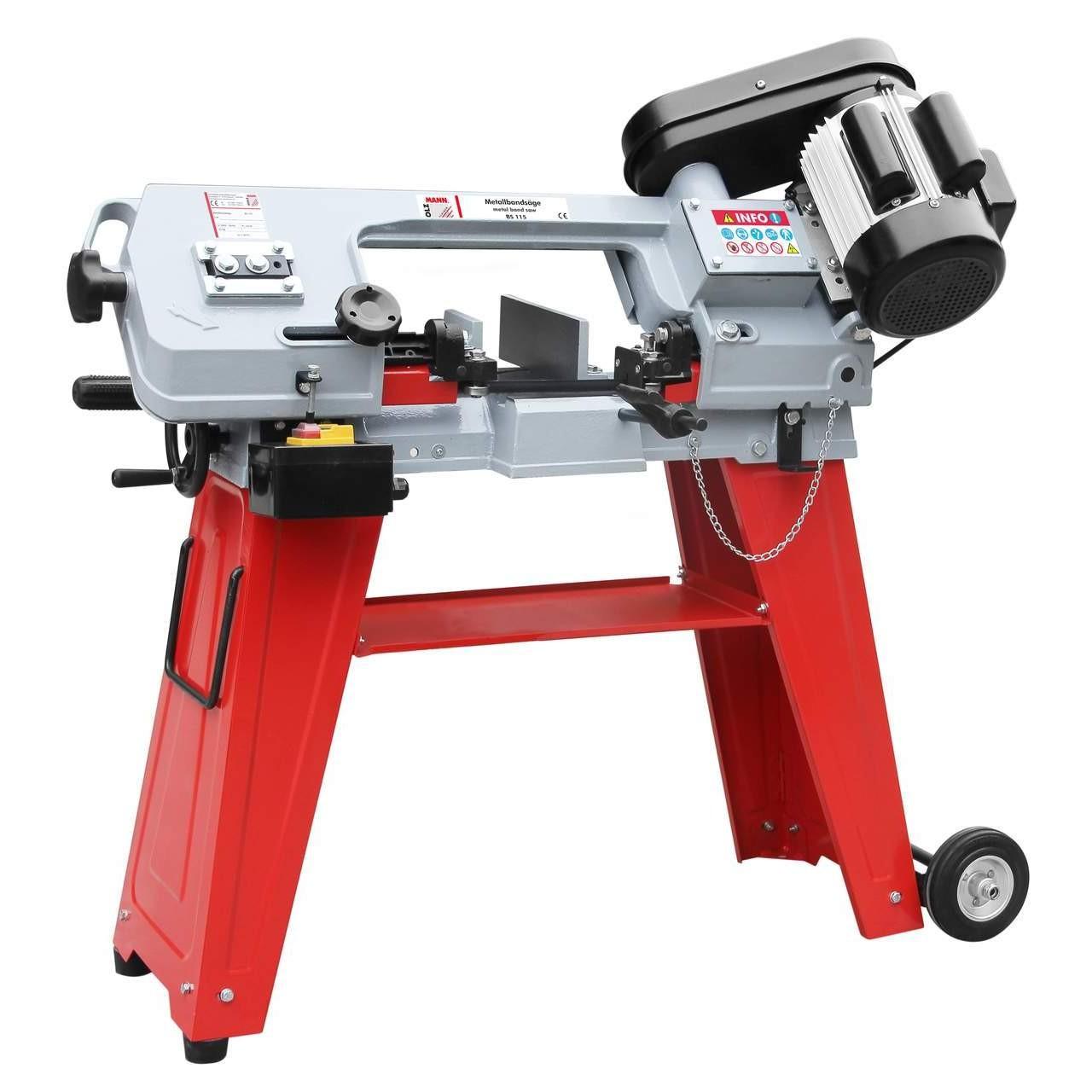 Holzmann Metallbandsäge BS115_230V integrierte Fahreinrichtung - Image 4