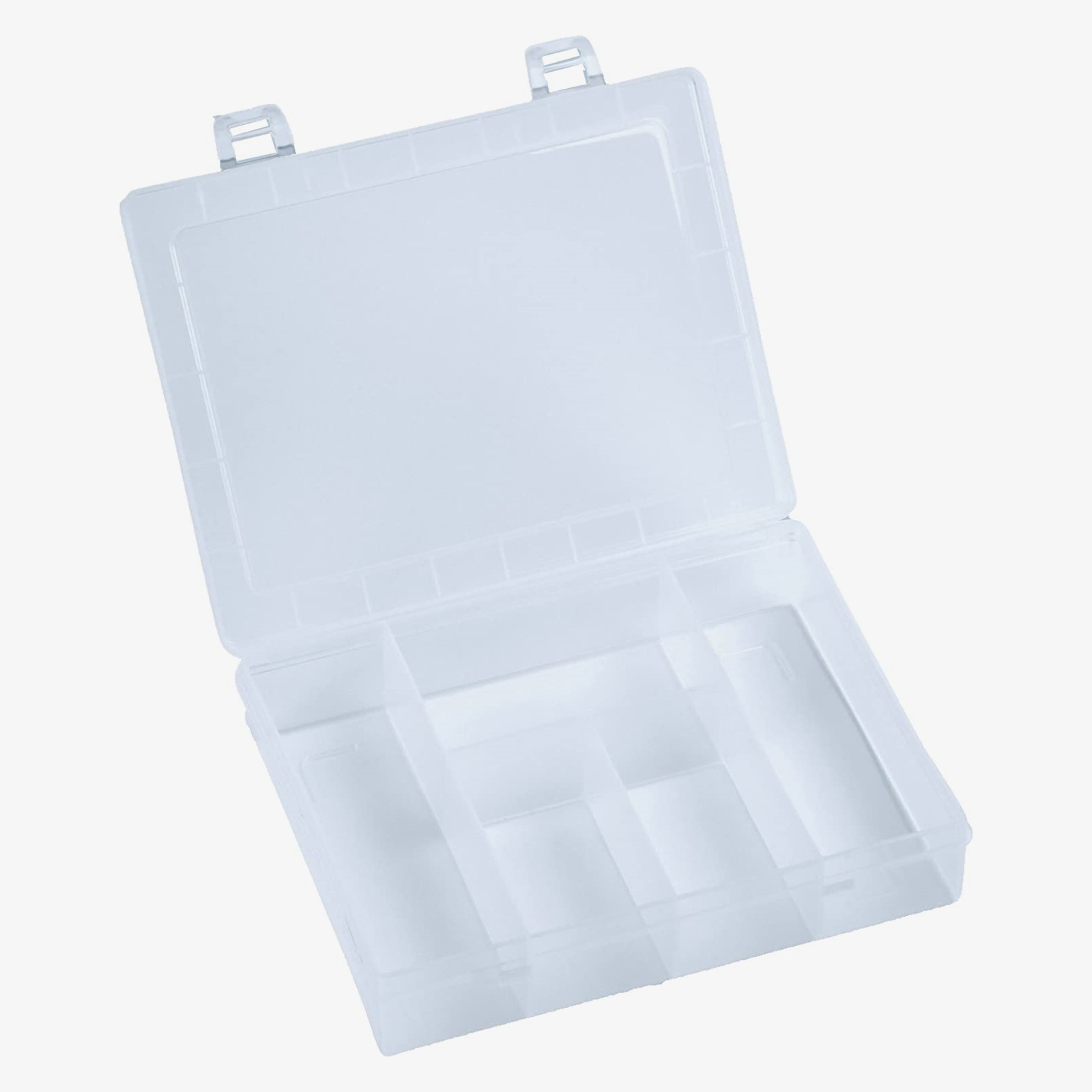 Hünersdorff Transparent Sortimentskasten (L X B X H) 180 X 140 X 40 Mm Anzahl Fächer: 5 Feste Unterteilung Inh