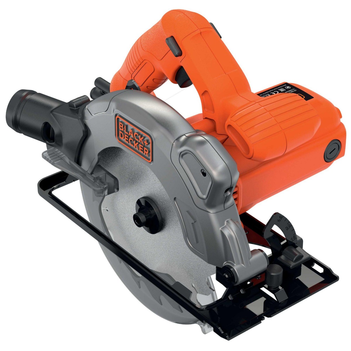 Black & Decker Black&Decker - Netz-Kreissäge 1250 W Ø 190 Mm – Black+Decker – Mit 2 Sägeblättern – Cs1250la-Qs